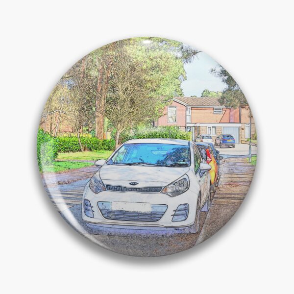 Item preview, Sunny Day compact cars trees houses designed and sold by santoshputhran.