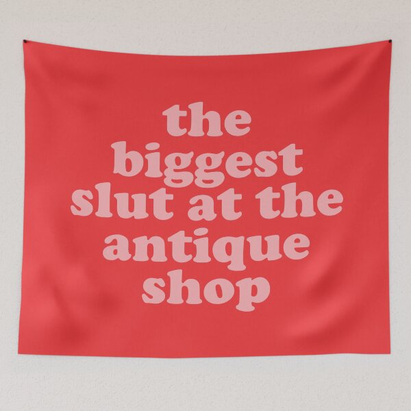 Item preview, Antique Shop Quote designed and sold by rebelstitch.