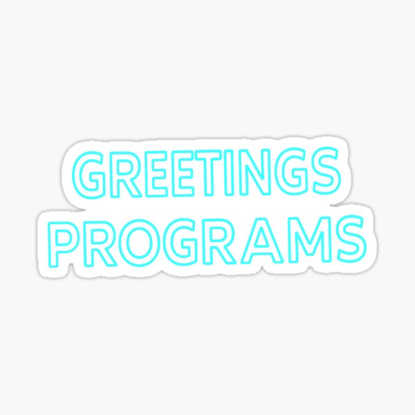 Item preview, GREETING PROGRAMS  designed and sold by MAF__Designs.