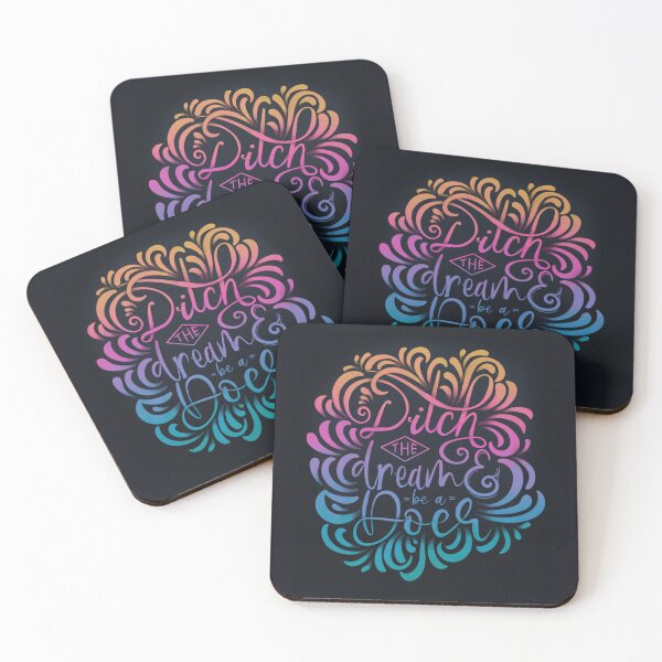 Item preview, Ditch the Dream and be a Doer (Rainbow v.1) designed and sold by Natasha Mansfield.