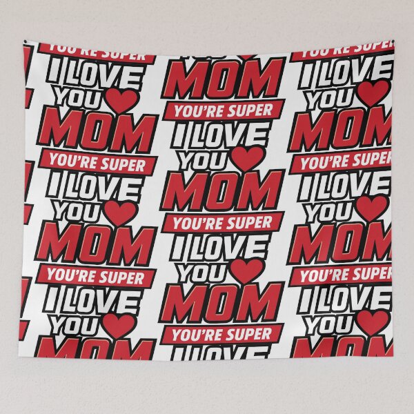 Item preview, I Love You Mom – Superhero Style Mother’s Day Gift designed and sold by Teetogoit.