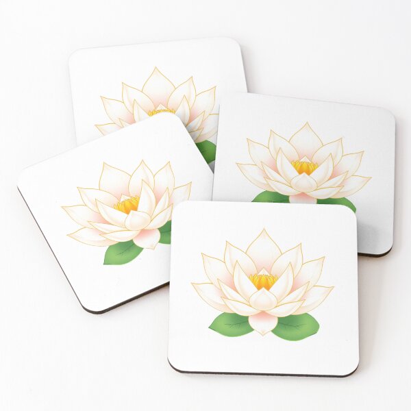 Item preview, White Lotus - Floral Flower Design designed and sold by MarcoSc11.