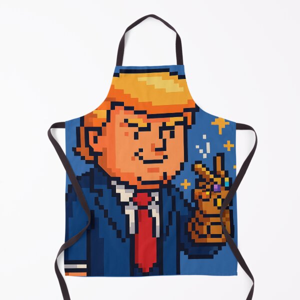Item preview, Donald Trump Snap Finger - Make America Great Again - Pixel art designed and sold by TeaTwenty.