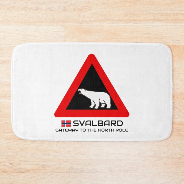 Item preview, Svalbard Polar Bear Crossing Gateway To The North Pole designed and sold by GraTEEtude.