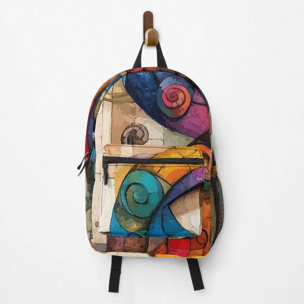 Item preview, Surreal Mosaic Portrait – Abstract Cubist Expression designed and sold by Moss and Moon Studio.