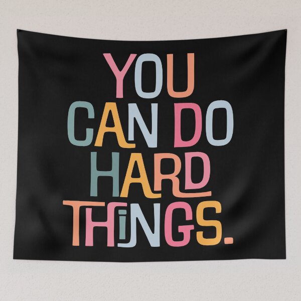 Item preview, You Can Do Hard Things Teacher Gift designed and sold by House Sparrow.