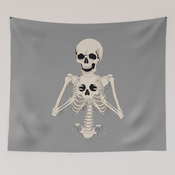 Item preview, Melting skeleton (Plain Colour variant) designed and sold by Hexcellent Designs.