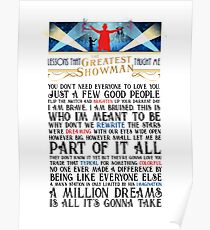 Lessons That The Greatest Showman Taught Me Poster