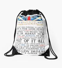 Lessons That The Greatest Showman Taught Me Drawstring Bag