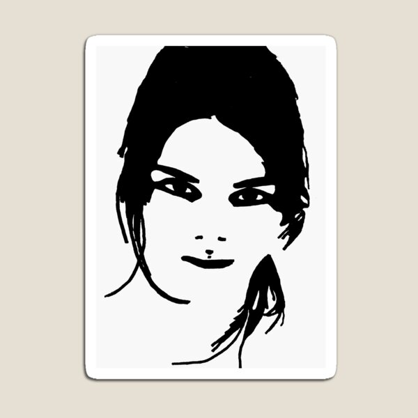 Aperçu de l'œuvre Kendall Jenner créée et vendue par Chad's Fresh Art.