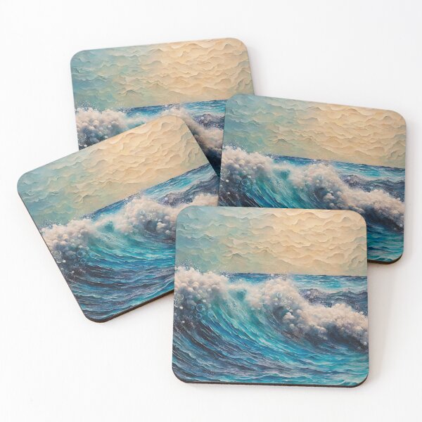 Item preview, Foamy Sea Waves designed and sold by The Pink Rebel.