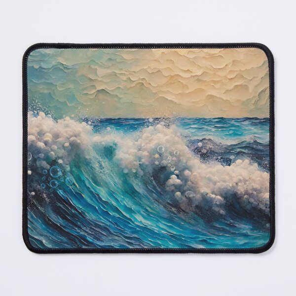 Item preview, Foamy Sea Waves designed and sold by The Pink Rebel.