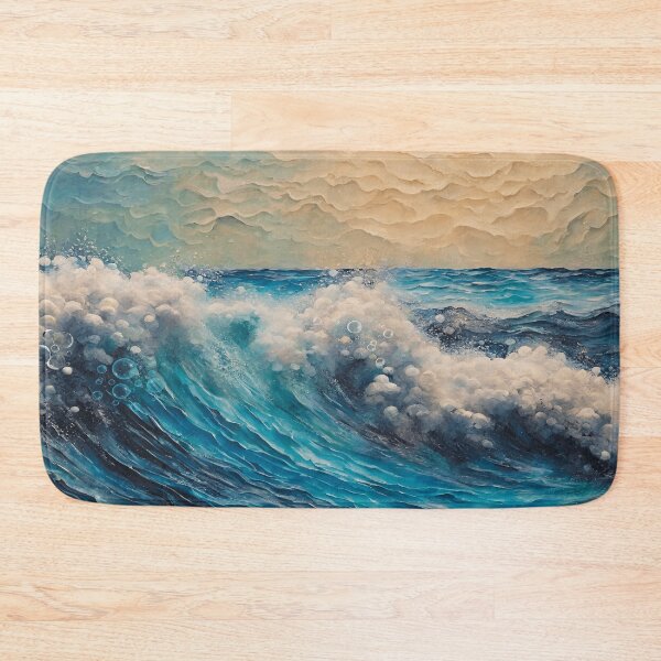 Item preview, Foamy Sea Waves designed and sold by The Pink Rebel.