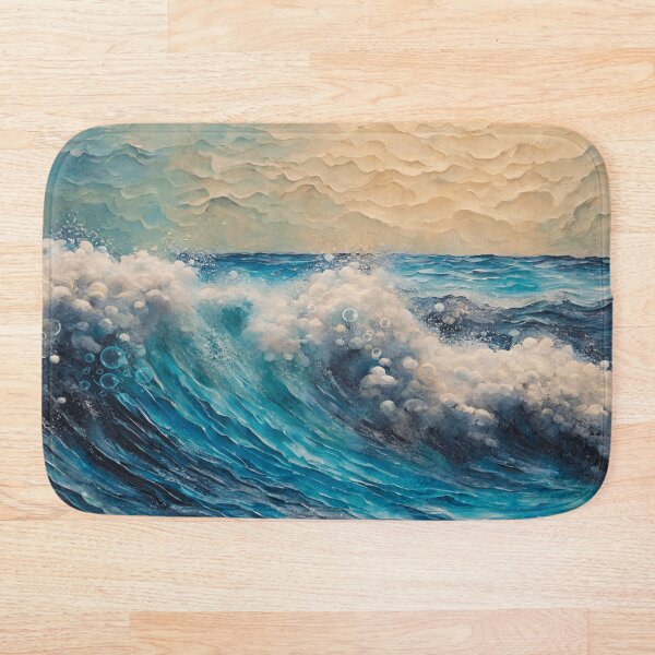 Item preview, Foamy Sea Waves designed and sold by The Pink Rebel.