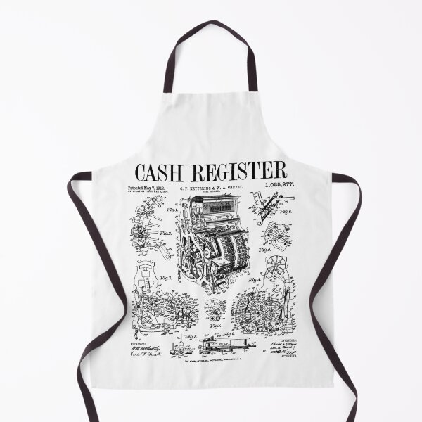 Item preview, Cash Register Vintage Patent Print Shop Owner Money Business designed and sold by GrandeDuc.