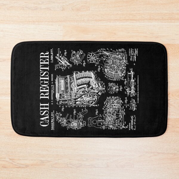 Item preview, Cash Register Vintage Patent Print Shop Owner Money Business designed and sold by GrandeDuc.