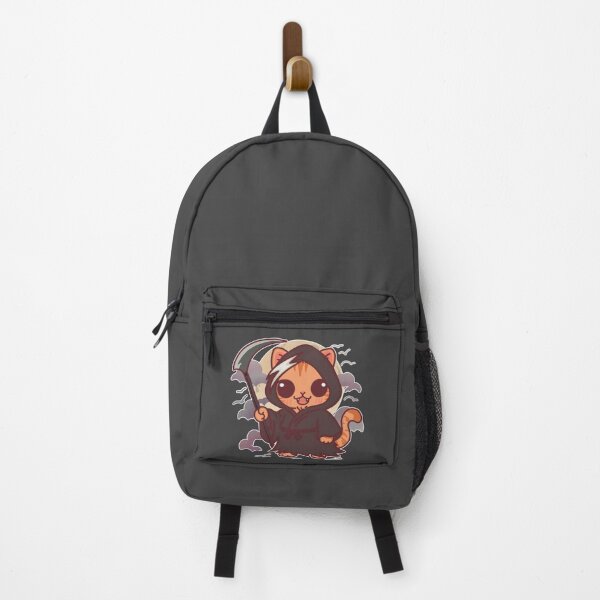 Item preview, Cute Grim Reaper Cat – Kawaii Halloween Spooky Art designed and sold by BGMeYou.