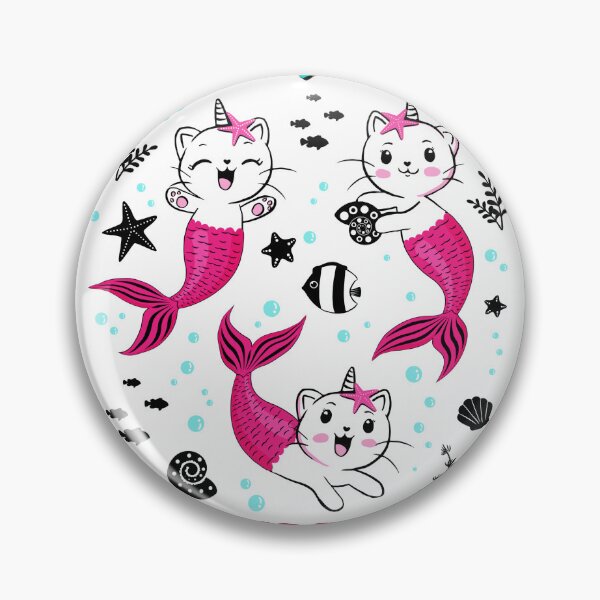 Item preview, Be a Purrmaid! Cat mermaids - happily playing in the sea! designed and sold by Drawmecute.