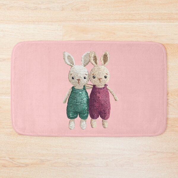 Item preview, Adorable Knitted Bunny Friends - Happy Easter Illustration for Spring Celebrations designed and sold by Pandositive.