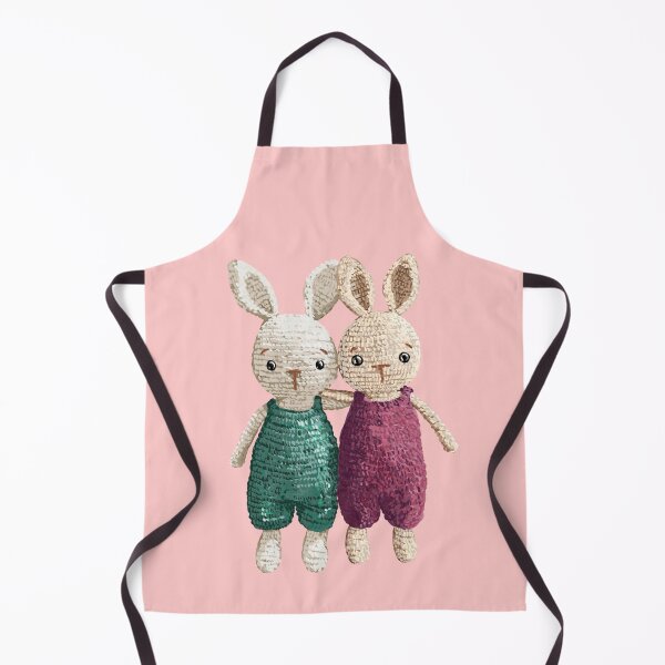 Item preview, Adorable Knitted Bunny Friends - Happy Easter Illustration for Spring Celebrations designed and sold by Pandositive.