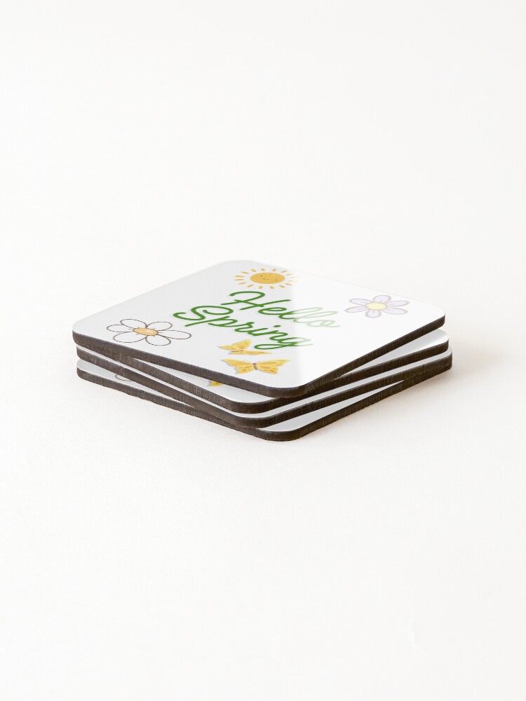 Thumbnail 4 of 5, Coasters (Set of 4), Spring designed and sold by Sunci.