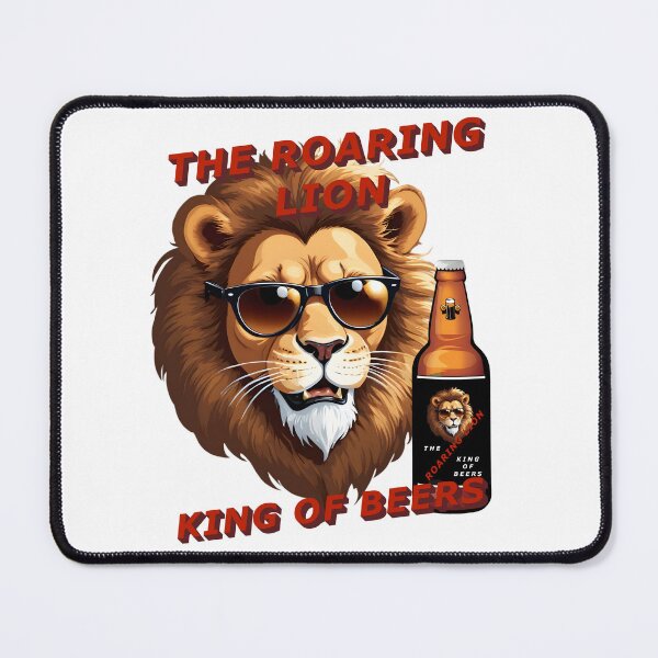 Item preview, Lion Just Here 4 Beer 3 Roaring lion designed and sold by Museum Of Non-Existing Art.