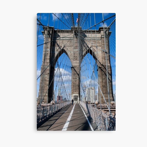 Item preview, Brooklyn Bridge Walking Path designed and sold by AndyKazie.