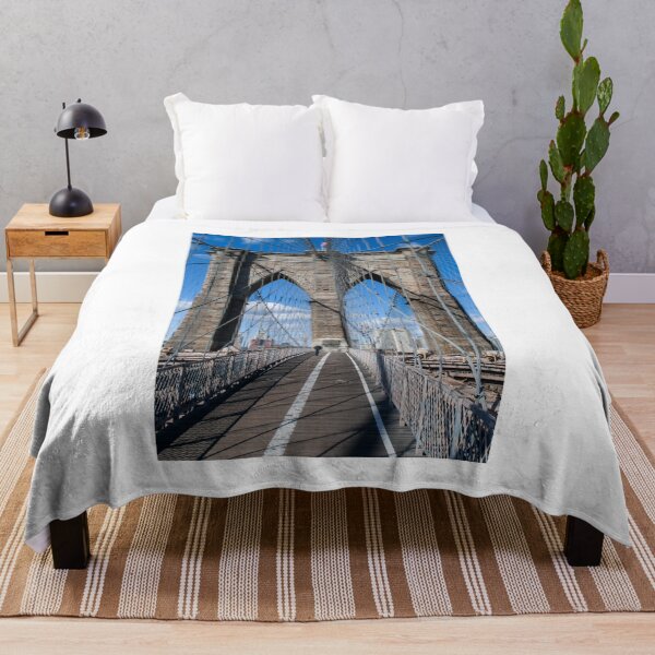 Item preview, Brooklyn Bridge Walking Path designed and sold by AndyKazie.