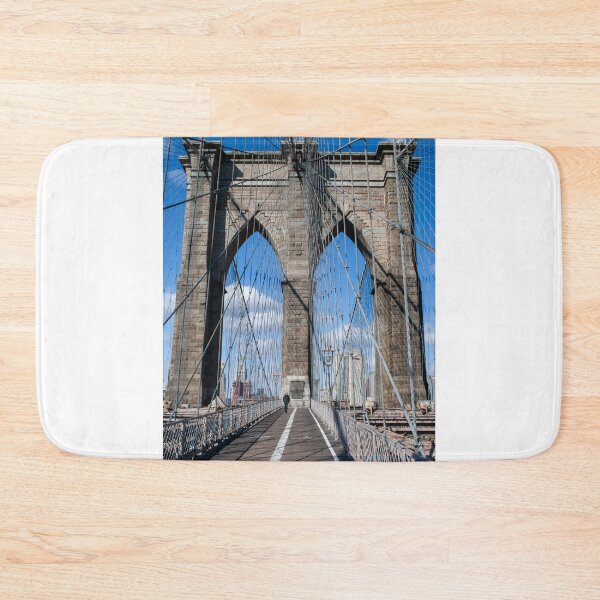 Item preview, Brooklyn Bridge Walking Path designed and sold by AndyKazie.