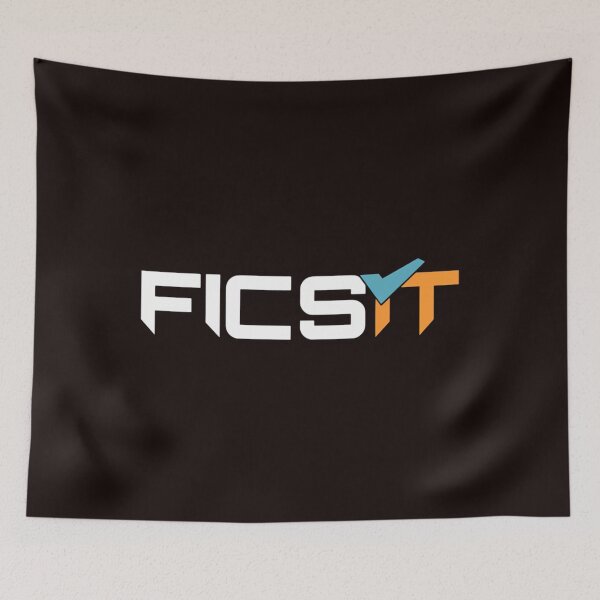 Item preview, Ficsit Satisfactory Logo designed and sold by RUMI-ART-PLANET.