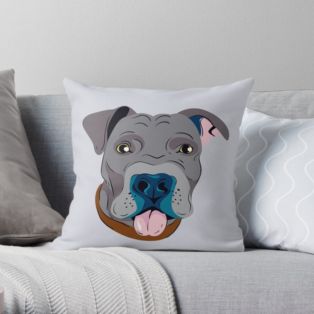 Item preview, Throw Pillow designed and sold by Dogvills.