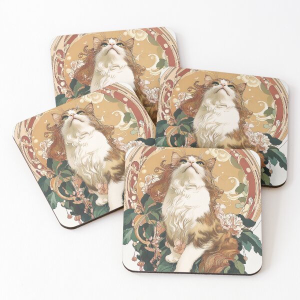Item preview, Cats of Art Nuvo | Norwegian Forest_02 designed and sold by TailTalesJP.