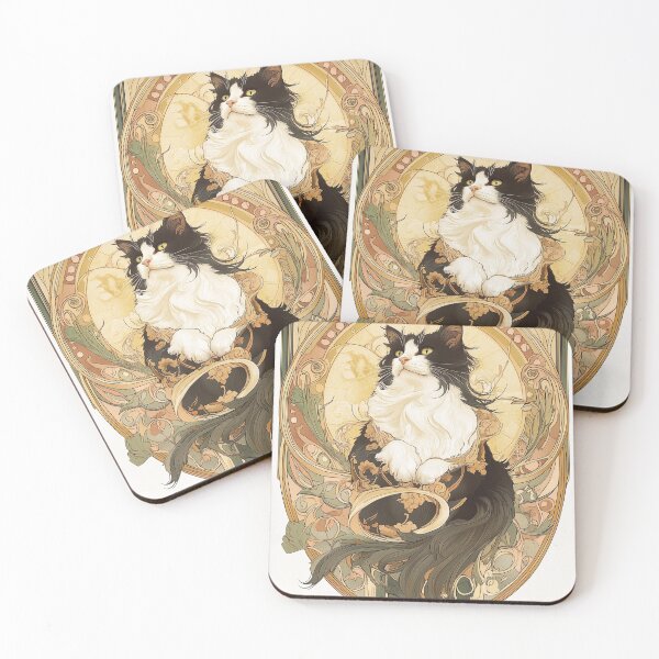 Item preview, Cats of Art Nuvo | Siberian Cat_10 designed and sold by TailTalesJP.