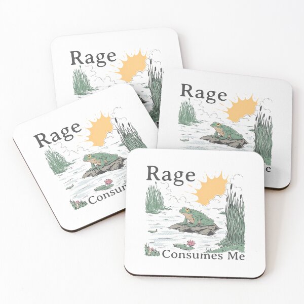 Item preview, Rage Consumes Me, Frog Pond, Funny Frog Retro designed and sold by Miarsabhoul.