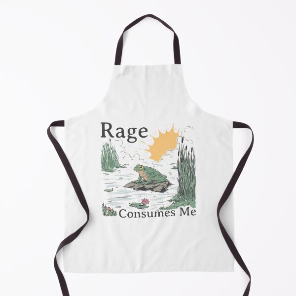 Item preview, Rage Consumes Me, Frog Pond, Funny Frog Retro designed and sold by Miarsabhoul.