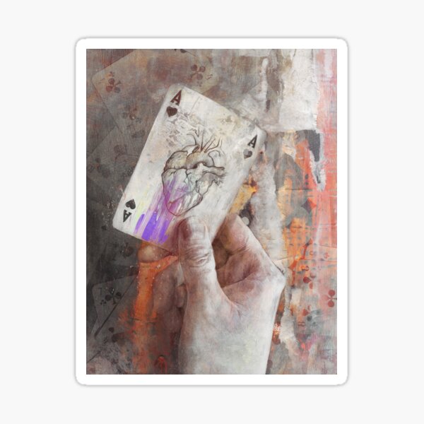Having an Ace up your sleeve Sticker