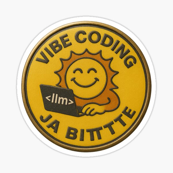 Item preview, Vibe Coding Yes Please (3D Texture) designed and sold by Road2Nohand.