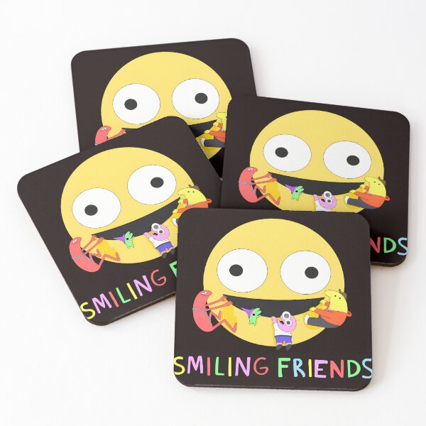 Item preview, Smiling Friends Logo designed and sold by Coolken kurrrr.