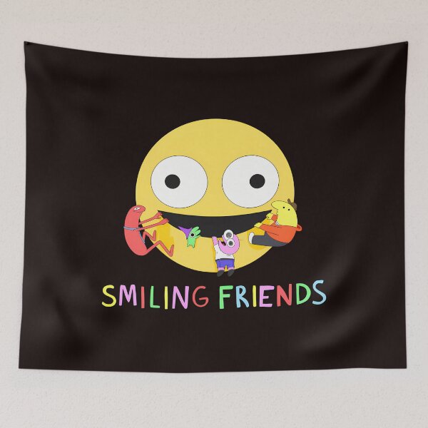 Item preview, Smiling Friends Logo designed and sold by Coolken kurrrr.