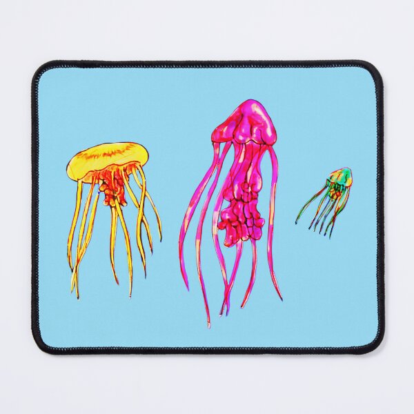 Item preview, Colorful Jellyfish - Paper Art - 2 designed and sold by Vision Illustrated.