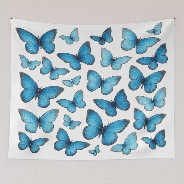 Item preview, Whispers of Blue – Dreaming in Butterfly Flight designed and sold by SoulPrints by Beata.
