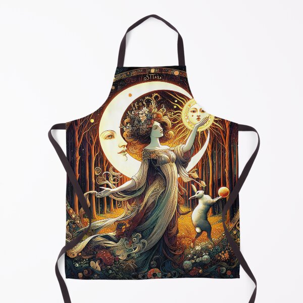 Artikelvorschau, Ostara, Göttin des Frühlings – Eine symbolische Vision des Frühlings und der antiken Mythologie entworfen und verkauft von Stoneflower-Art.