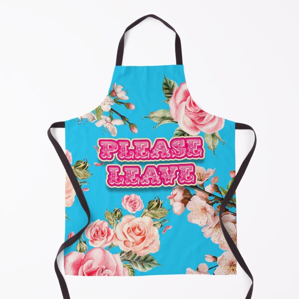 Item preview, Please Leave Funny Floral Text Art designed and sold by Bobby-Dazzler.