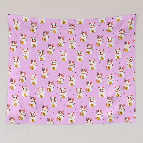 Item preview, cute kawaii maneki neko cats designed and sold by burbura.