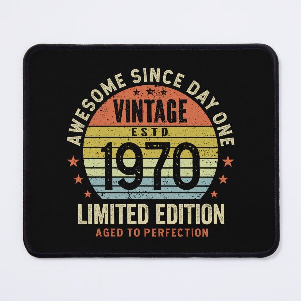 Item preview, 55th Birthday Awesome 55 Years Vintage 1970 designed and sold by eclecTEEq.