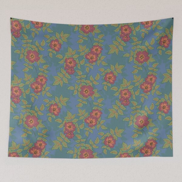 Item preview, Wild Roses Hedgerow designed and sold by lottibrown.