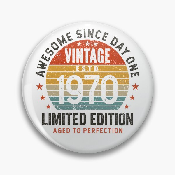 Item preview, 55th Birthday Awesome 55 Years Vintage 1970 designed and sold by eclecTEEq.