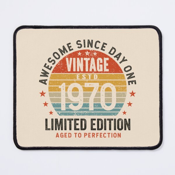 Item preview, 55th Birthday Awesome 55 Years Vintage 1970 designed and sold by eclecTEEq.