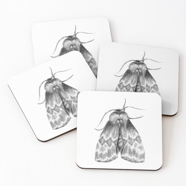 Item preview, Moth Insect Pattern Pencil Drawing designed and sold by Ivy Lily Art.