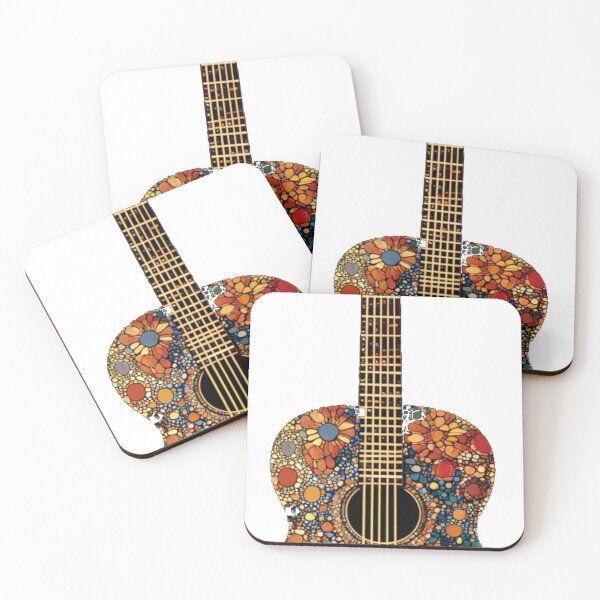 Item preview, Floral Guitar designed and sold by Snarkyalice0.